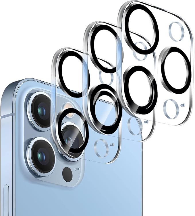 Dengduoduo 3 Pack Tempered Glass Camera Lens Protector by Dengduoduo