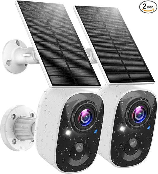 MaxiViz Solar Camera Outdoor Wireless, 2.4G Wi-Fi Security Camera by MaxiVizSecurityCamera
