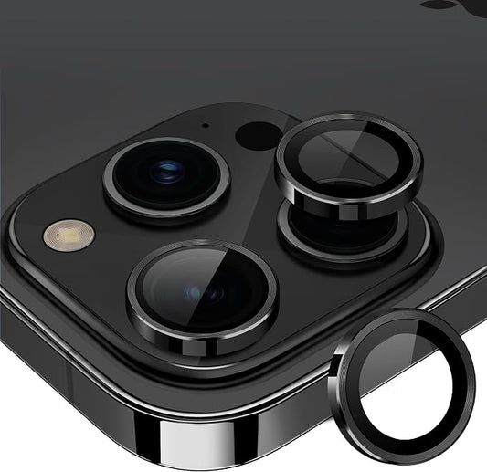 for iPhone 15 Pro/iPhone 15 Pro Max Camera Lens Protector Individual Metal Ring by Xfilm