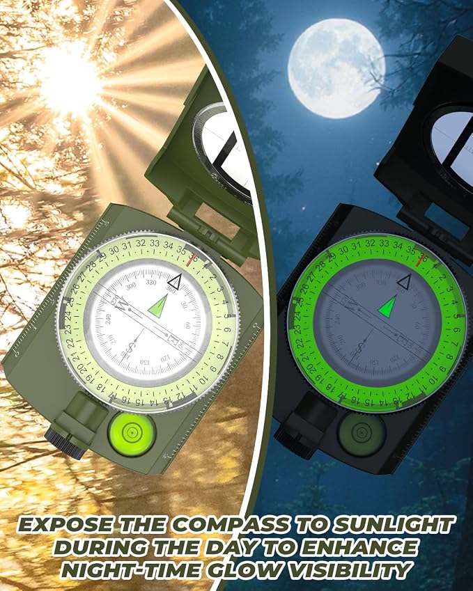 Sportneer Compass: Accurate Durable Lightweight Orienteering Compass - Image 5