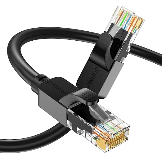 Cat 6 Ethernet Cable 10 ft, Indoor/Outdoor High Speed 10Gbps Internet Cable by Unknown