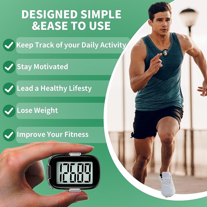 Pedometer Walking Simple 3D Step Counter - Image 3