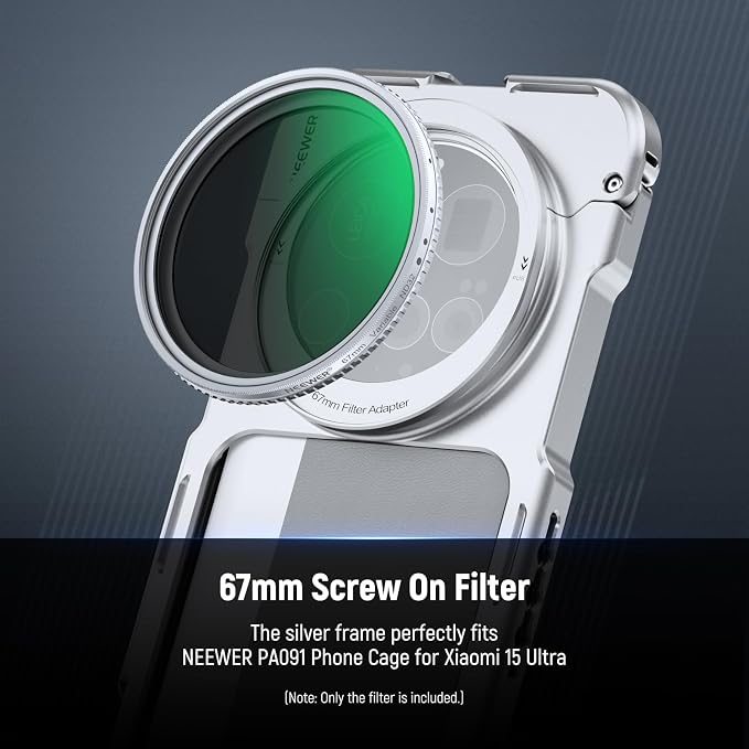 NEEWER 67mm Variable ND Filter, Slim HD ND2-32 Adjustable Neutral Density - Image 4