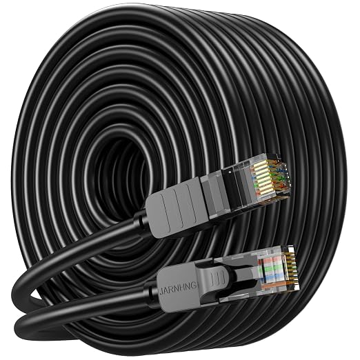 Cat 6 Ethernet Cable 100 ft, Indoor/Outdoor High Speed 10Gbps Internet Cable by Unknown