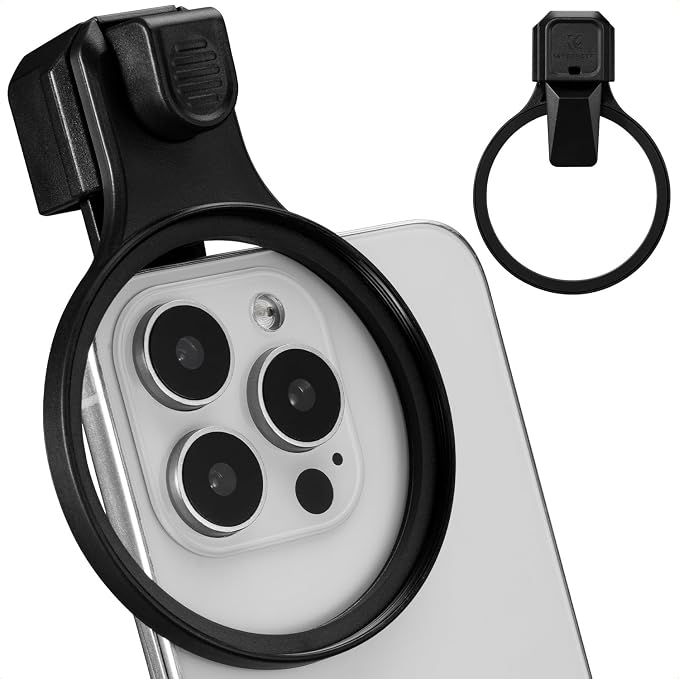 K&F CONCEPT 67mm Press-on Phone Lens Filter Adapter, Compatible by KFCONCEPT