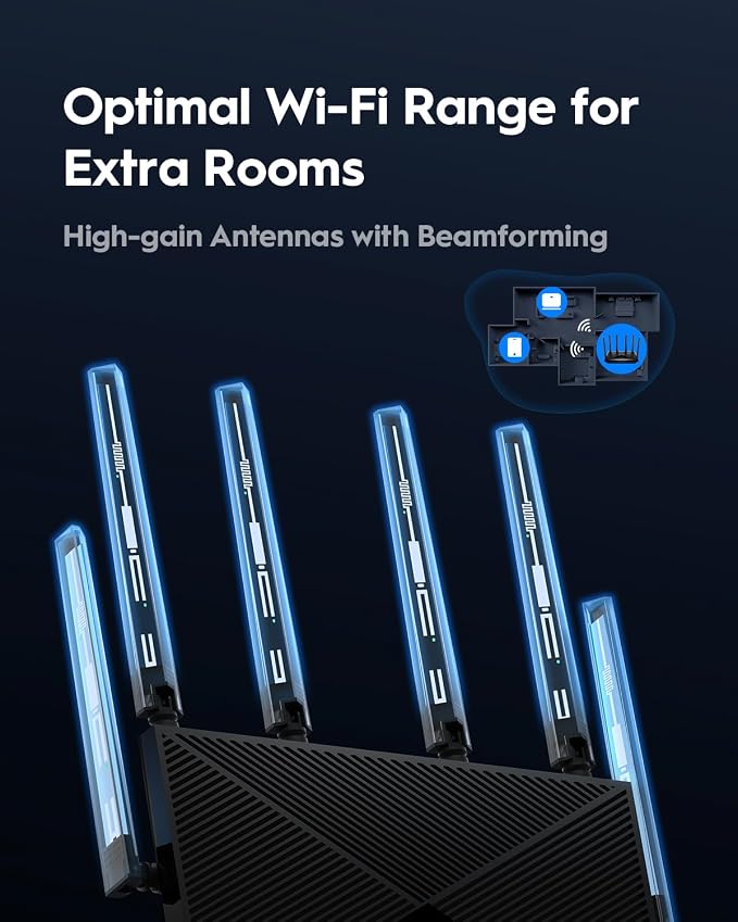 Cudy BE6500 WiFi 7 Router Dual Band Gigabit Gaming Router, VPN Client and Server - Image 4