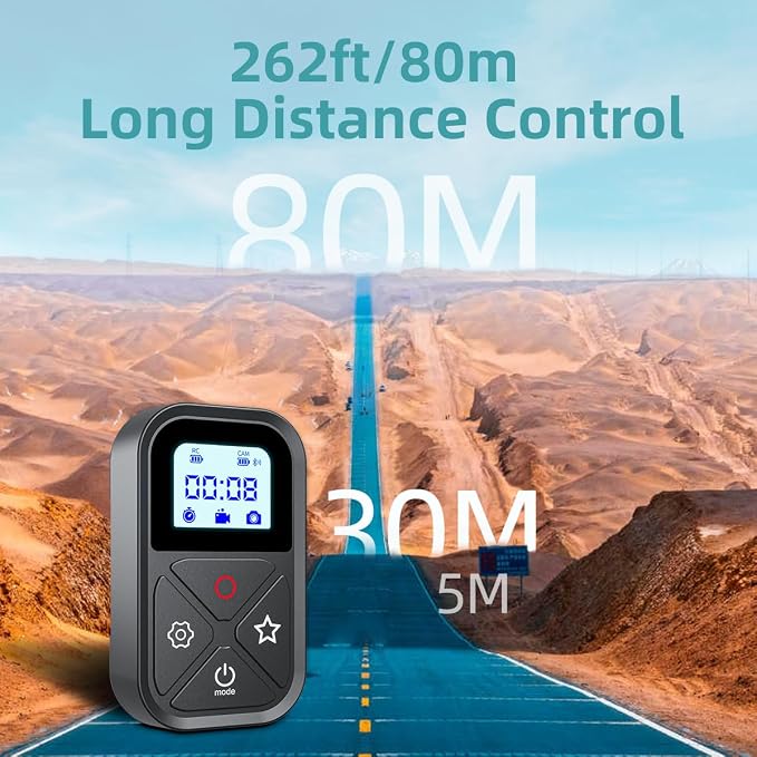 Smart Remote Control for GoPro，Wireless Camera Controller for Hero 12 11 10 9 8 - Image 5
