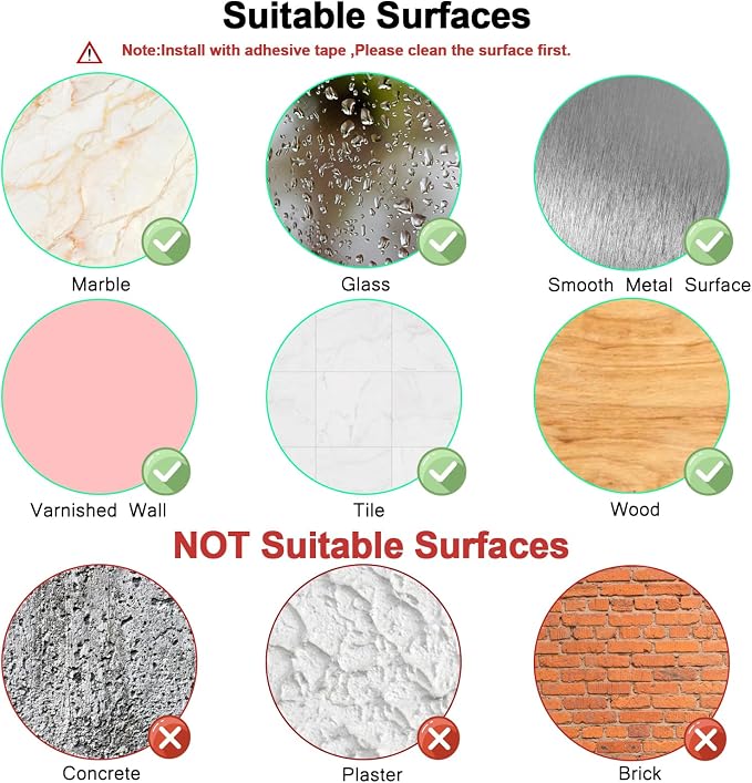 No Drill Ring Indoor Cam Adhesive Wall Mount Bracket - Image 6
