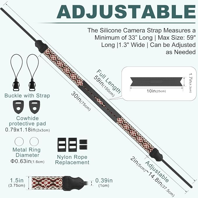 FIEIL Neck Strap Silicone Camera Straps - Image 5