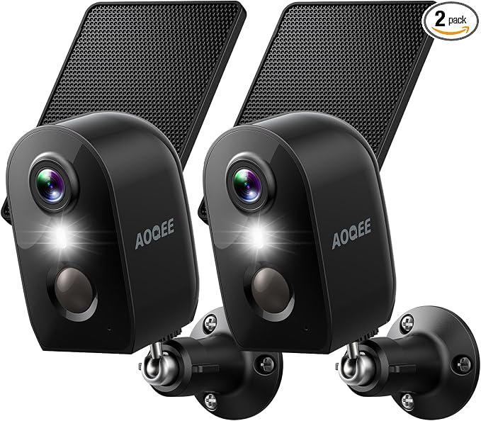 AOQEE Security Cameras Wireless Outdoor-2.4Ghz WiFi Cameras by AOQEE