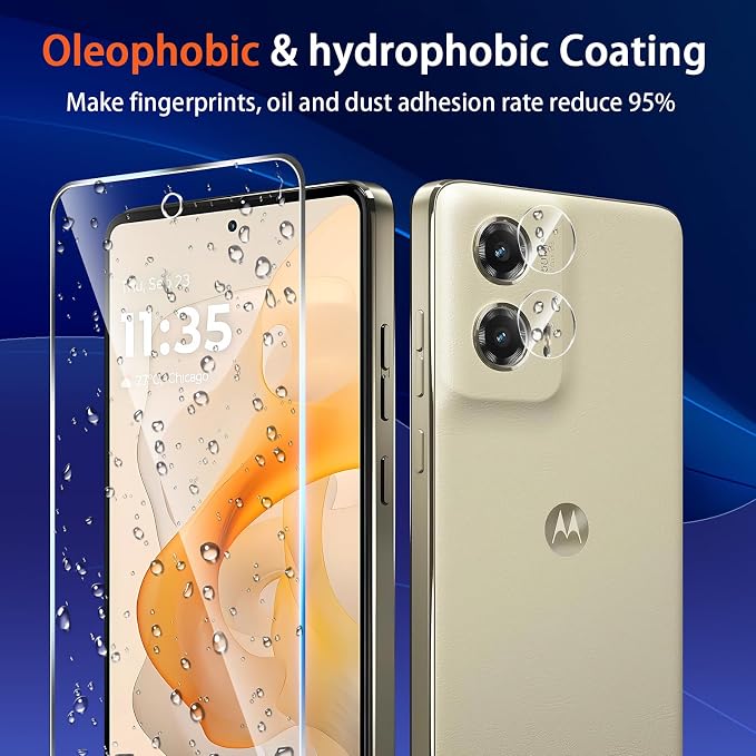 Designed for Motorola Moto G Stylus 5G 2024 Tempered Glass Screen Protector + - Image 5