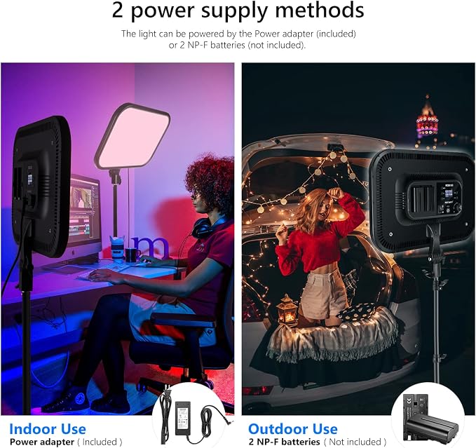 NEEWER 18.3" RGB LED Video Light Panel - Image 7