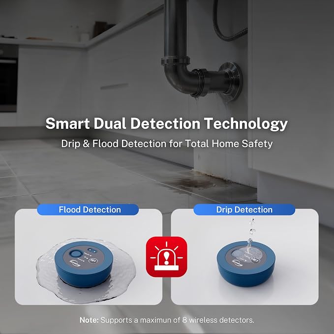iSpring LS43WL Smart Leak Shut-Off System, Automatic Water Leak Detector - Image 4