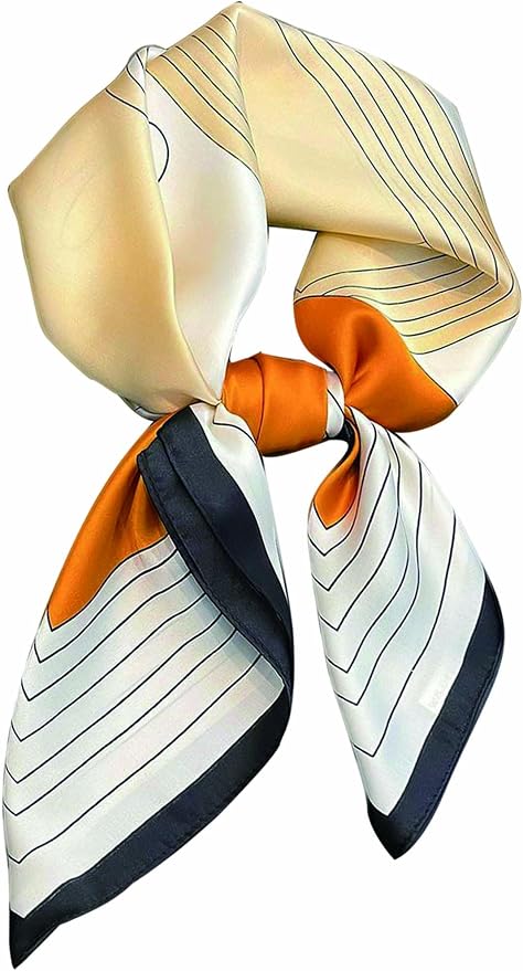 Silky Scarf for Women Lightweight Satin Bandanas Neck Hair Wrap For Sleeping by OnllhNiceScarfForWomen