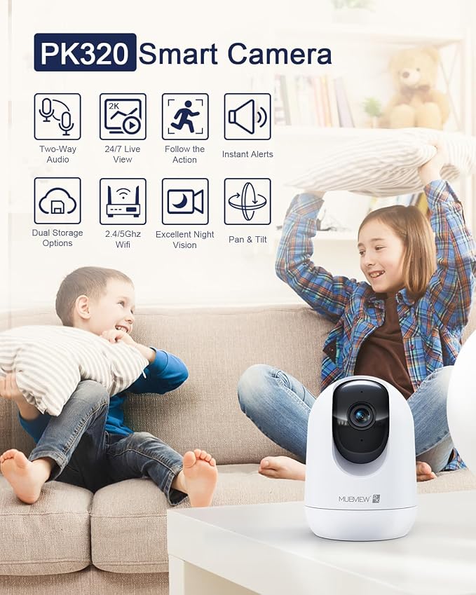 Indoor Security Camera 2K, Pet Camera - Image 2