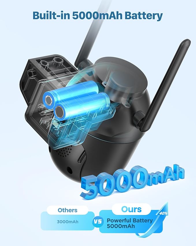 Security Cameras Wireless Outdoor Solar: 2K WiFi Camera - Image 5