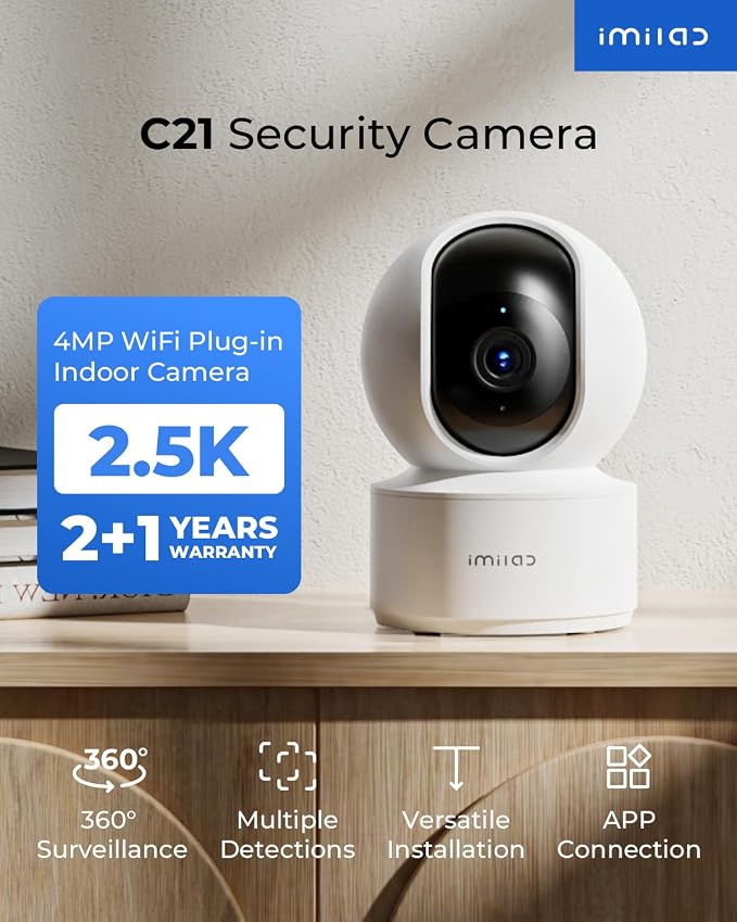IMILAB 2.5K Indoor Camera, Room Camera - Image 2