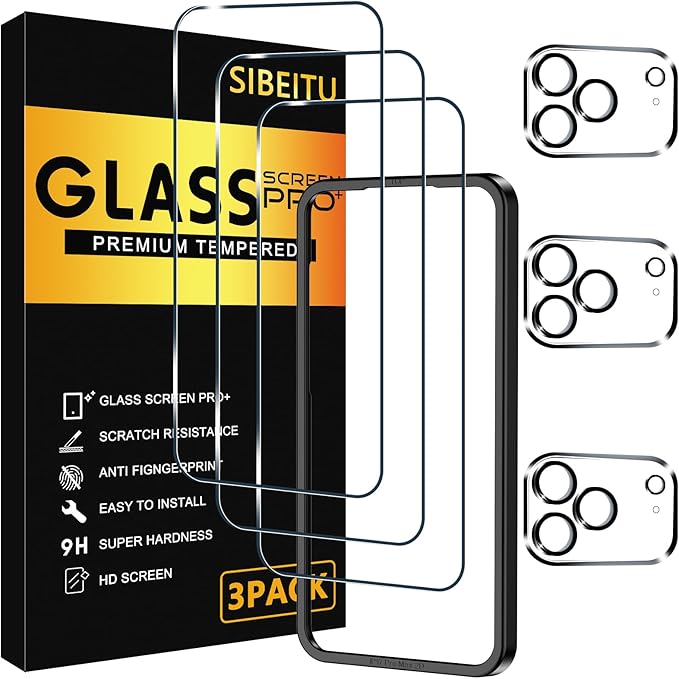 SIBEITU 3 Pack Screen Protector by SIBEITU