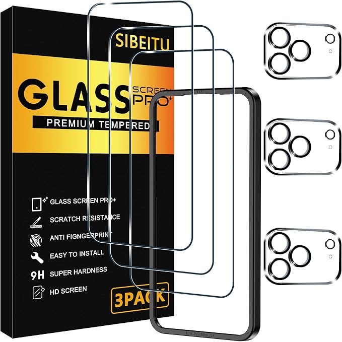 SIBEITU 3 Pack Screen Protector by SIBEITU