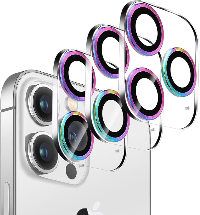 Dengduoduo 3 Pack Tempered Glass Camera Lens Protector by Dengduoduo