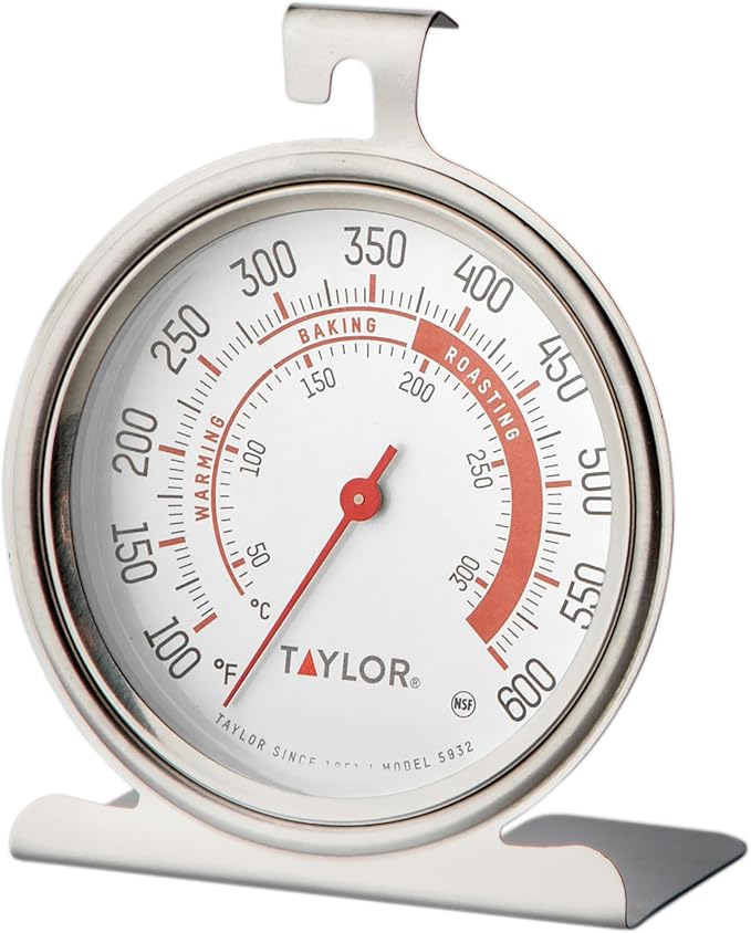 Taylor 5932 Large Dial Oven Thermometer 2 Pack, 3.25 Inch Stainless Steel - Image 5