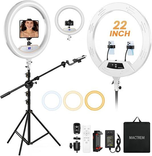 Ring Light 22inch Kit: Ring Light Tripod by MACTREM
