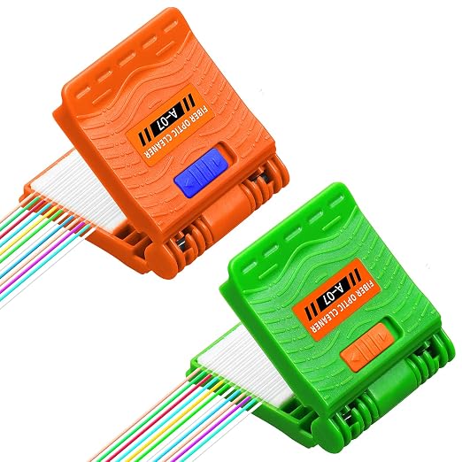 A-07 2PCS Equipped with 20 Replacement cores Fiber Optic Cleaning Wipe by FiberOpticTools