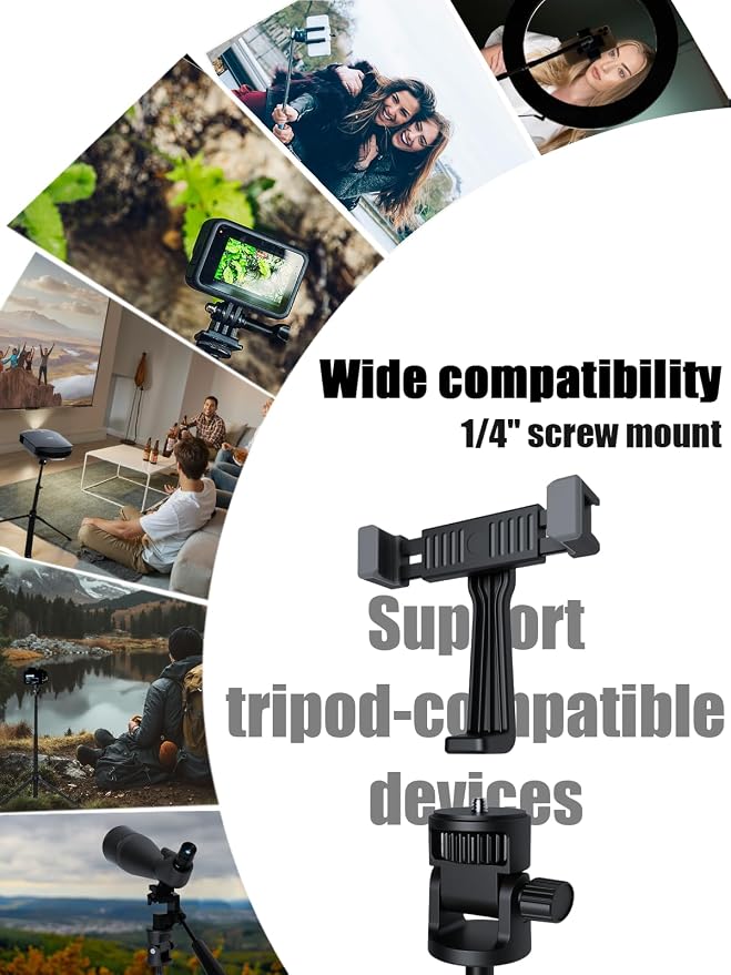70" Action Camera Tripod for DJI, Extendable Selfie Stick Tripod - Image 9