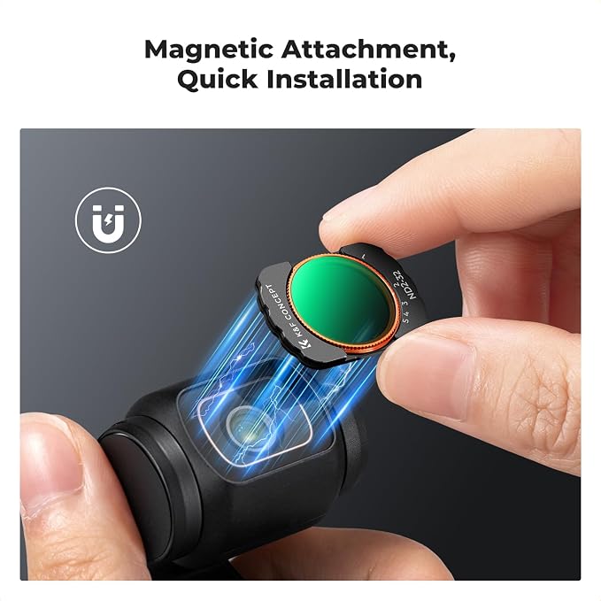 K&F CONCEPT FSD01 Magnetic Wide Angle Lens & Effect & ND & CPL Filter Set - Image 2