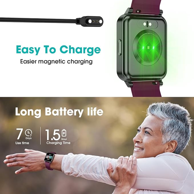 Pedometer Watch Senior Friendly No App/Phone Required, Waterproof Fitness - Image 7