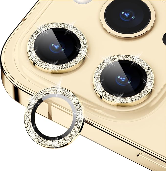 for iPhone 14 Pro/14 Pro Max Camera Lens Protector Bling, 9H Hardness by Xfilm