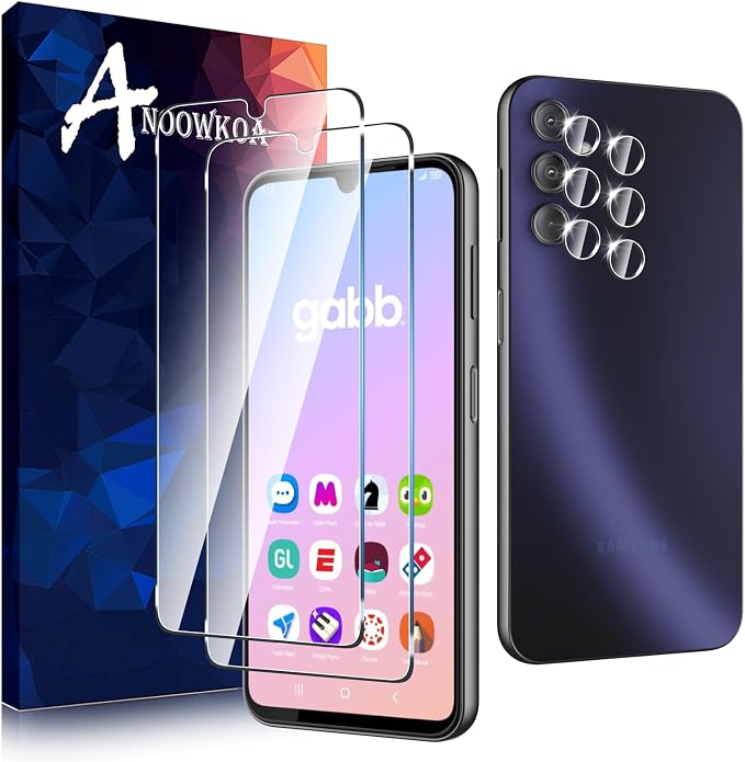 Anoowkoa 2 Pack for Gabb Phone 4 Pro Screen Protector + 2 Pack Camera Lens by Anoowkoa