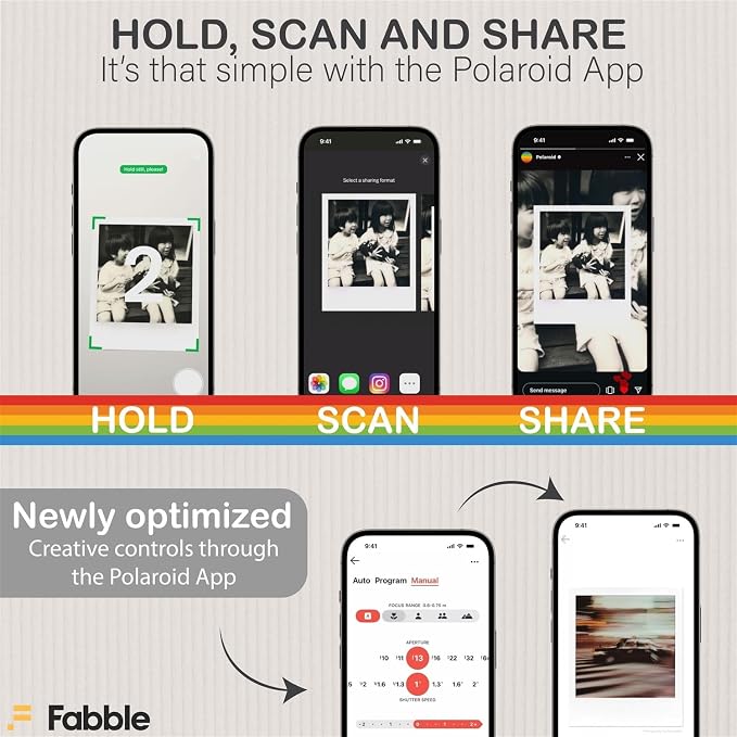 Polaroid Flip Instant Camera Black Bundle - Image 7