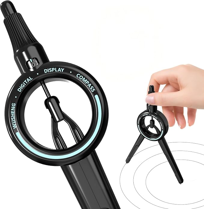 Compass Geometry Tool ROATEE Visible Radius Math Compass Compatible by ROATEE
