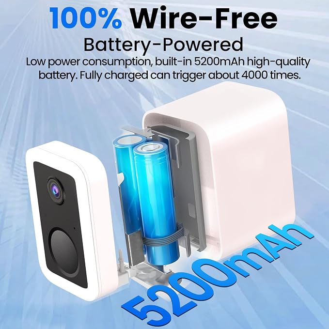 【2 Pack】Security Cameras Wireless Outdoor, No Subscription Outdoor Cameras - Image 6