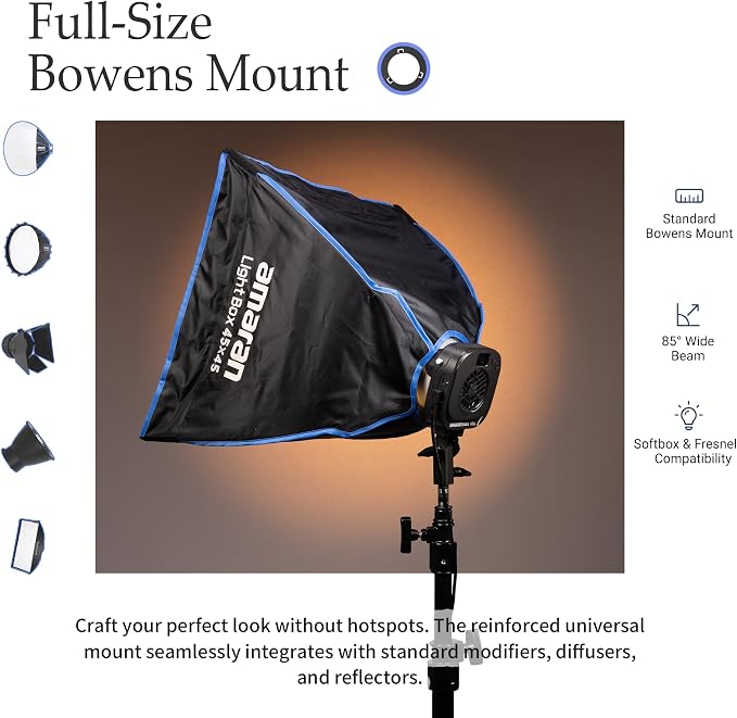 Amaran Halo 60x Bi-Color LED Video Light, 63W Ultra-Compact Continuous COB - Image 7