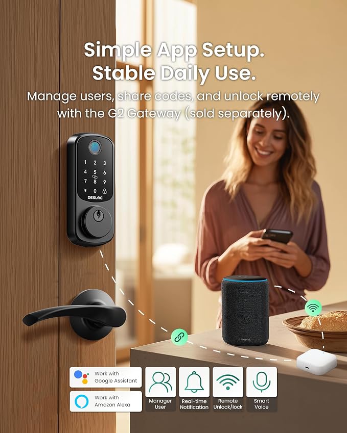 DESLOC B200 Fingerprint Smart Lock - Image 8