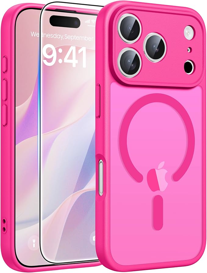 FNTCASE for iPhone 17 Pro Case: Translucent Matte Cases by FNTCASE
