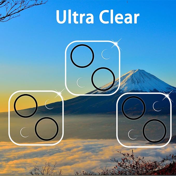 Dengduoduo 3 Pack Tempered Glass Camera Lens Protector - Image 3