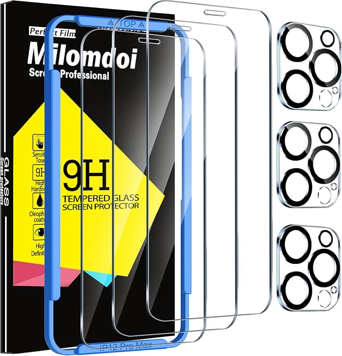 Milomdoi 3 Pack Screen Protector by Milomdoi