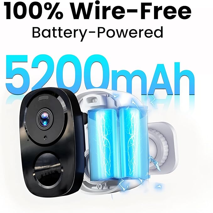2026 Upgraded 2K Security Cameras Wireless Outdoor, Free Cloud Storage - Image 4
