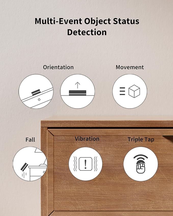 Aqara Multi-State Sensor P100, Thread/Zigbee Door and Window & Vibration Sensor - Image 3