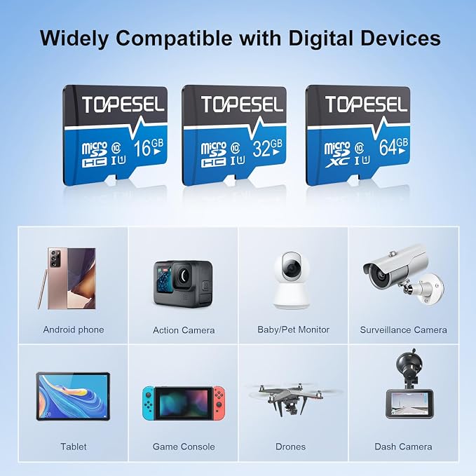 TOPESEL 10 Pack 16GB Micro SD Card - Image 7