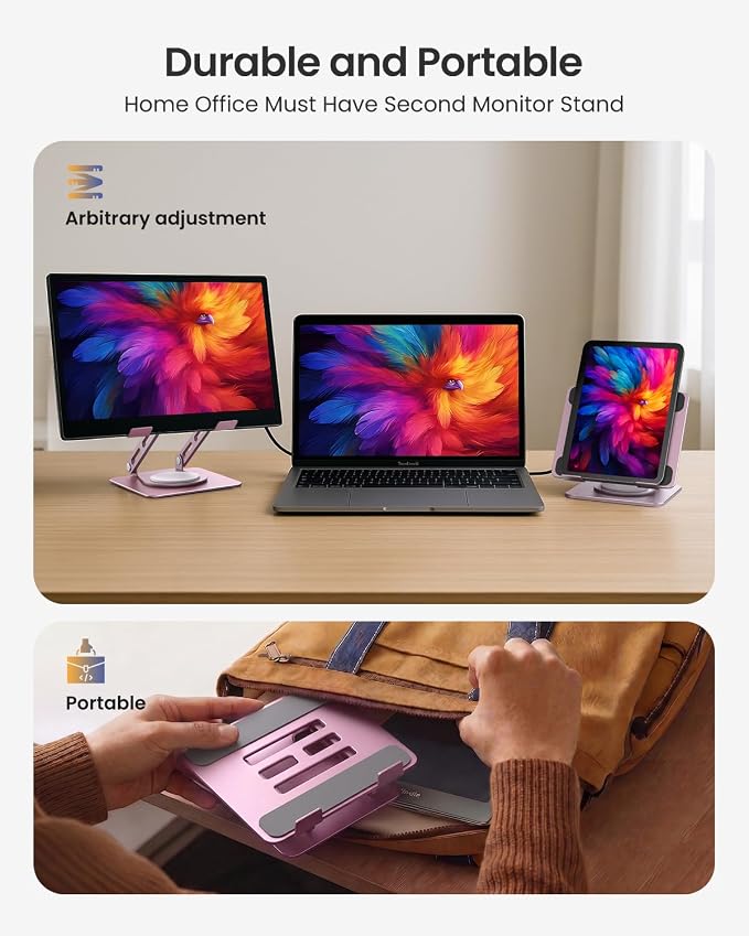 LOXP Metal Tablet Stand, 360 Rotating iPad Stand - Image 5