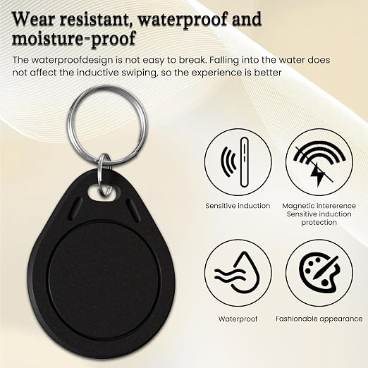 50pcs T5577 RFID Keyfobs 125kHz Writable T5577 Key Tags Proximity ID Card Token - Image 5