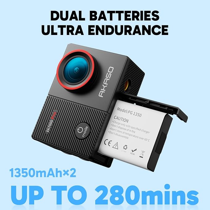 AKASO EK7000 Pro 4K30fps Action Camera - Image 7