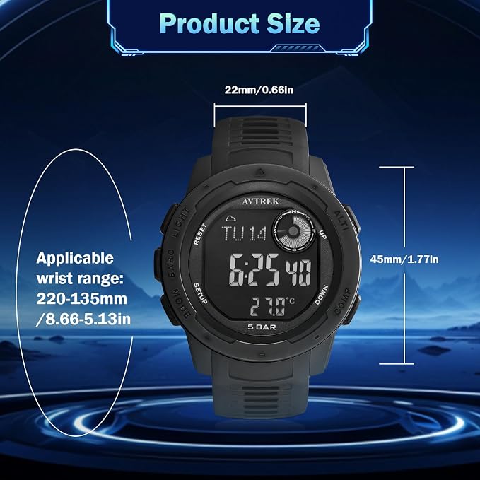 AVTREK Men's Tactical Watch - Image 3