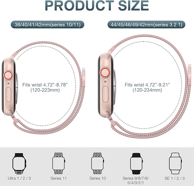 Original Stainless Steel Mesh Loop Compatible - Image 2