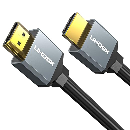 8K HDMI 2.1 Cable 5FT, 48Gbps High Speed HDMI Cord Gold-Plated Plugs 8K@60Hz by Anehmeta
