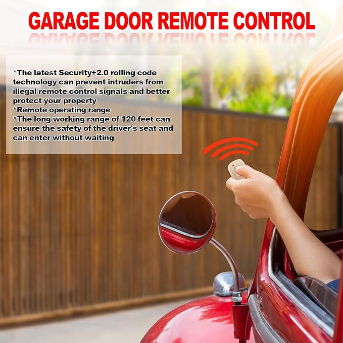 Kingdder 3 Pieces Gate Opener Remote Compatible - Image 5